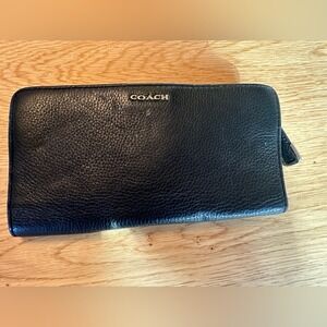 Coach Black Leather Wallet